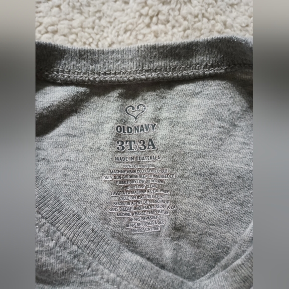 I'm on the Nice List - Trust Me Christmas T-shirt Old Navy Size 3T - Picture 3 of 3